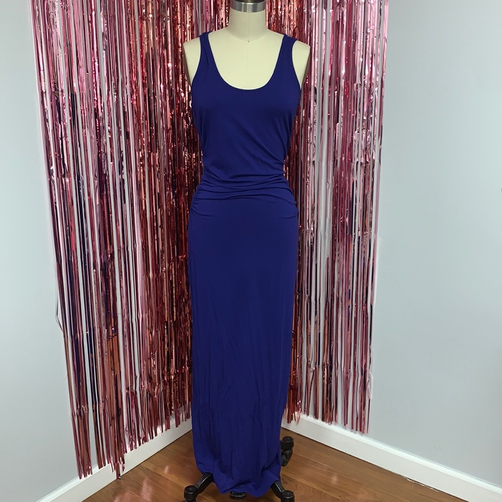 Blue maxi dress